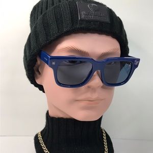 Authentic Burberry Dark Blue Square Men's Sunglasses BE4394 405880 54